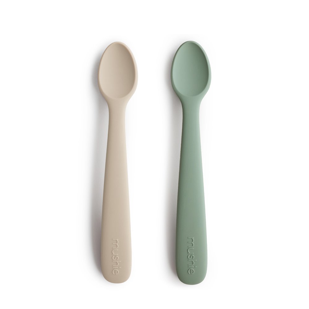 Baby spoons - Cambridge Blue / Shifting Sand