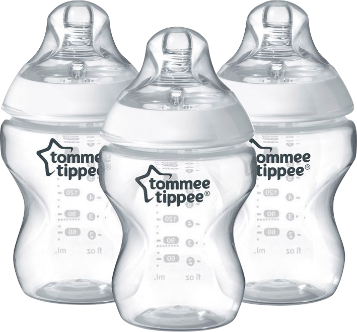 Tommee Tippee 3 x 260 ml. Anti-Colic Sutteflasker Neutral