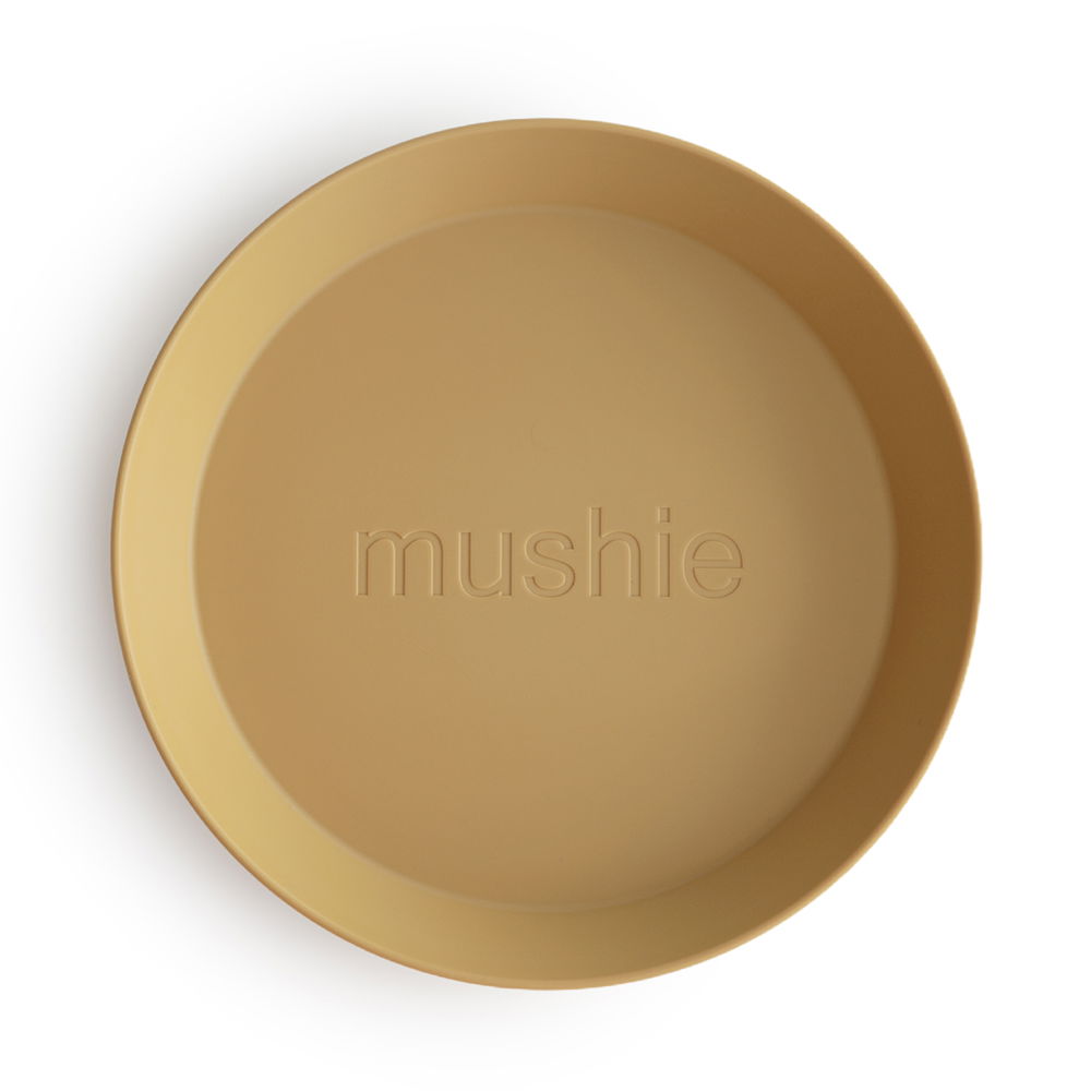 Mushie runde tallerkener Mushie runde tallerkener